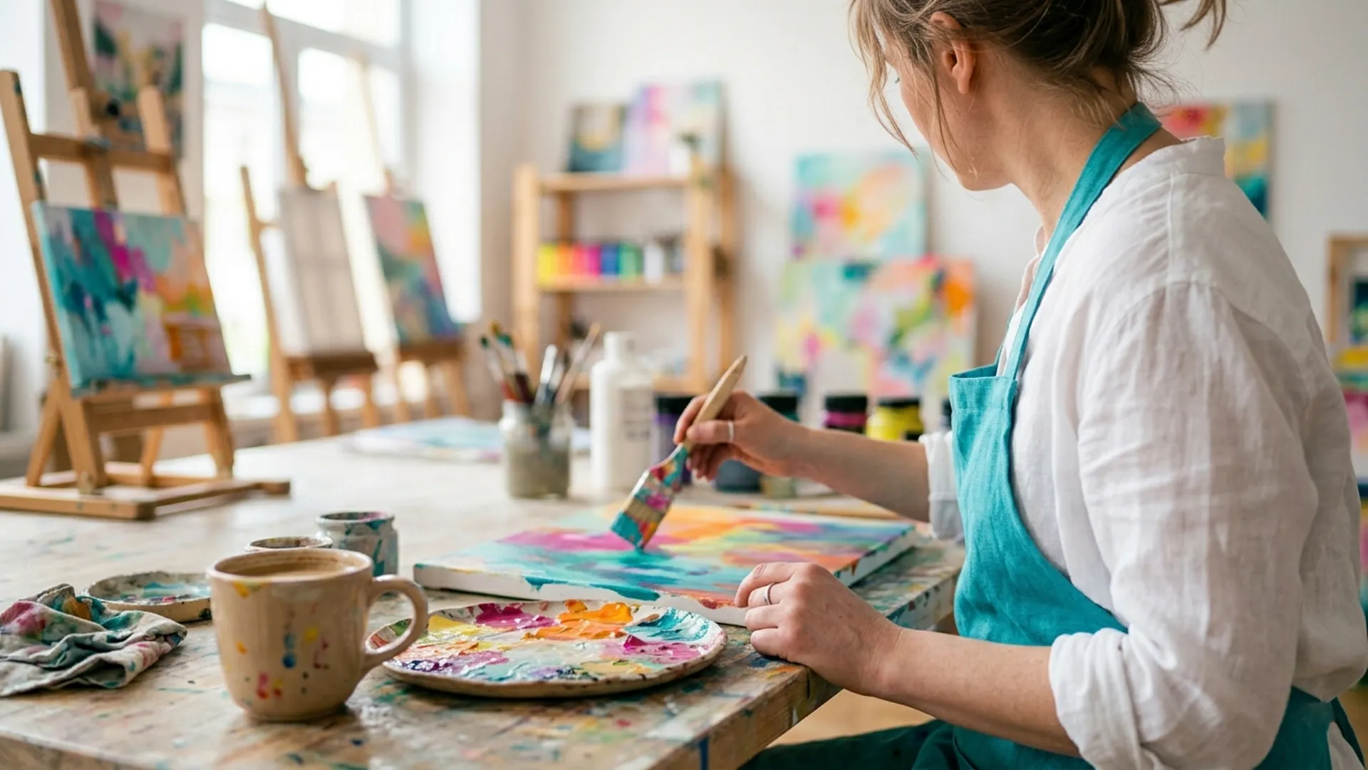 Zmęczony po pracy? Odkryj, jak swobodne malowanie resetuje umysł